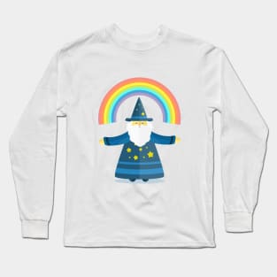 Old Wizard Character Long Sleeve T-Shirt